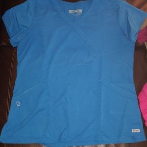 Greys anatomy size L scrub top